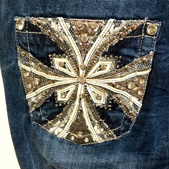 NWT GRACE IN LA EASY FIT BOOTCUT JEANS SZ 9 - Picture 1 of 6